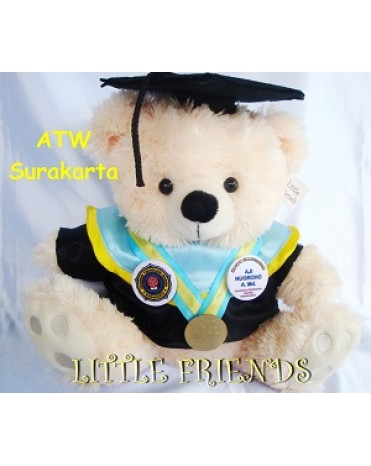 Boneka Wisuda Akademi Teknologi Warga Surakarta (30 cm)